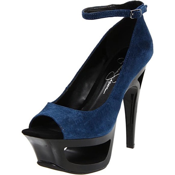 Jessica Simpson pumps blue size 6 - Picture 1 of 14